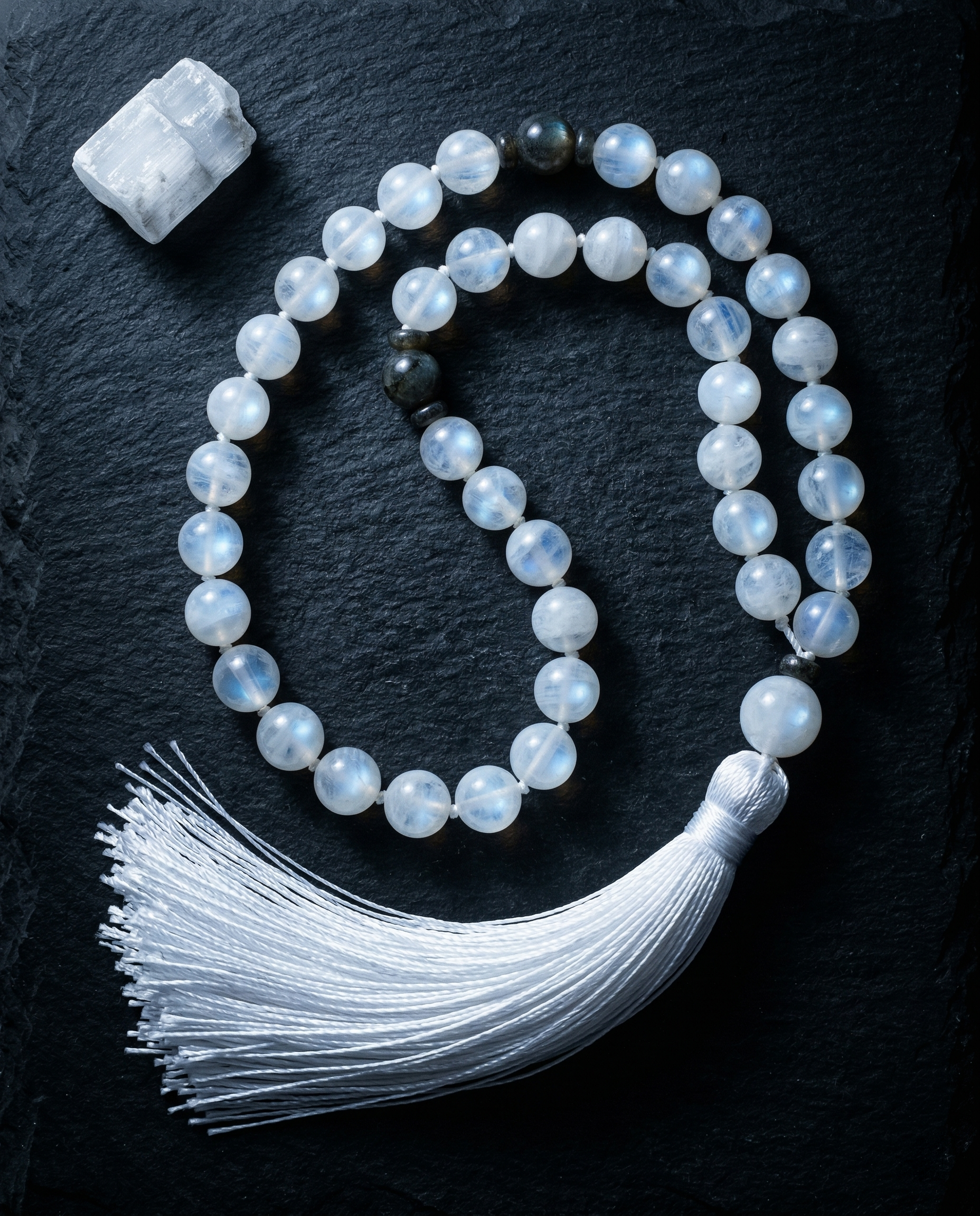 Moonstone Tasbih - 33 Beads