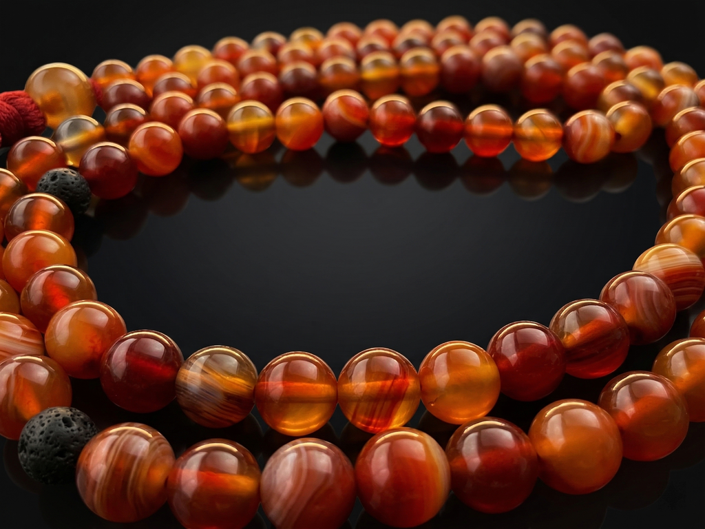 Aqeeq Tasbih - 99 Beads