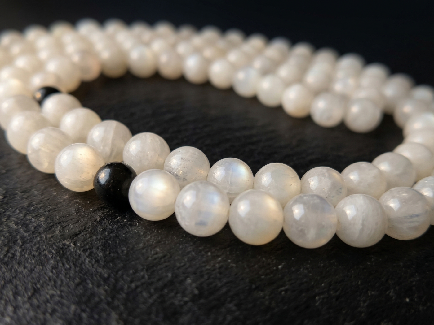 Moonstone Tasbih - 99 Beads - 3