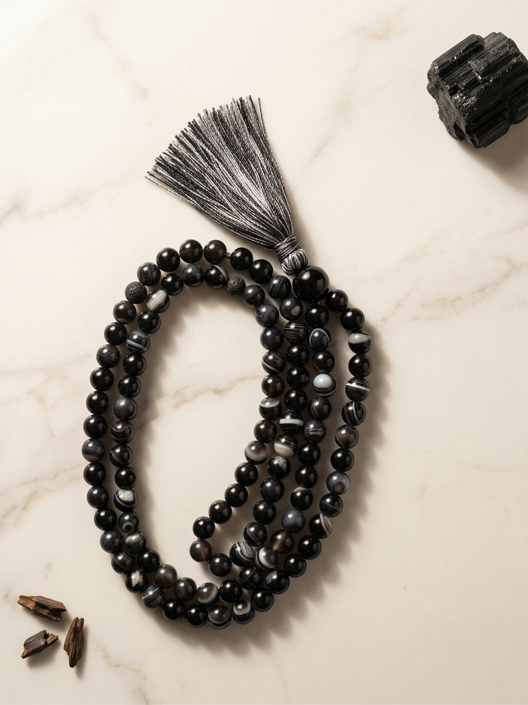 Sulemani Aqeeq Tasbih - 99 Beads